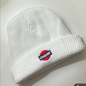 OnlyNY White Beanie